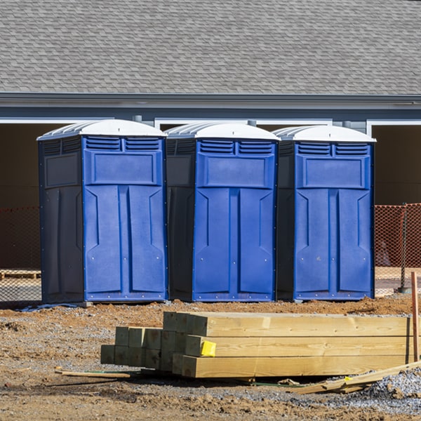 is there a specific order in which to place multiple porta potties in Glendale